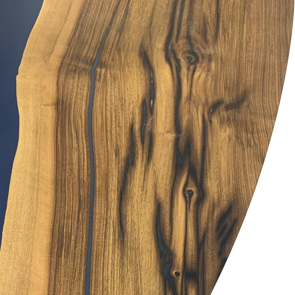 Evohe Oval Walnut Wood Dining Table