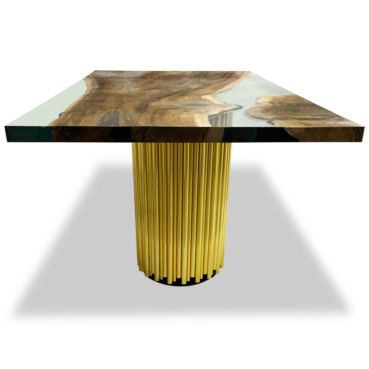 Evohe Walnut Wood Dining Table