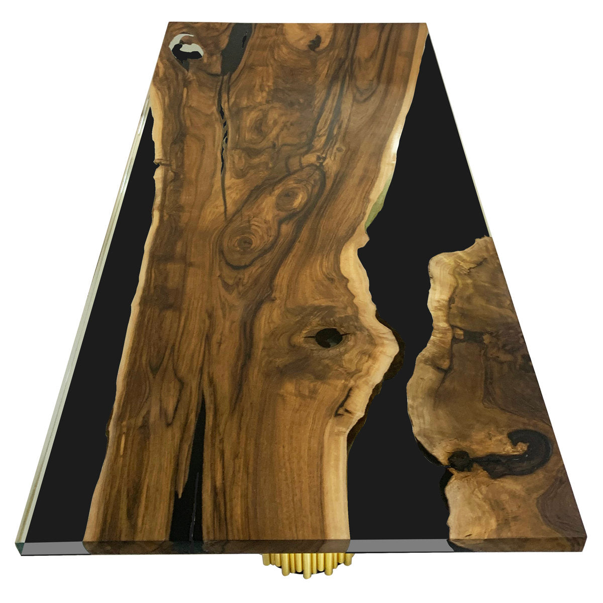 Evohe Walnut Wood Dining Table