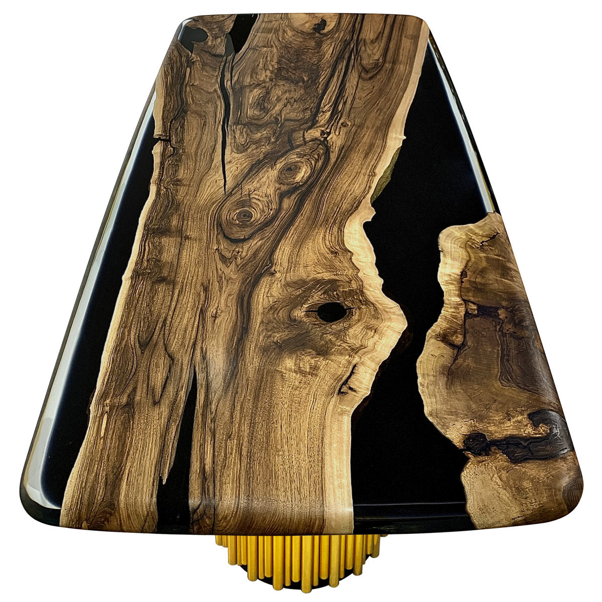 Evohe Walnut Wood Dining Table