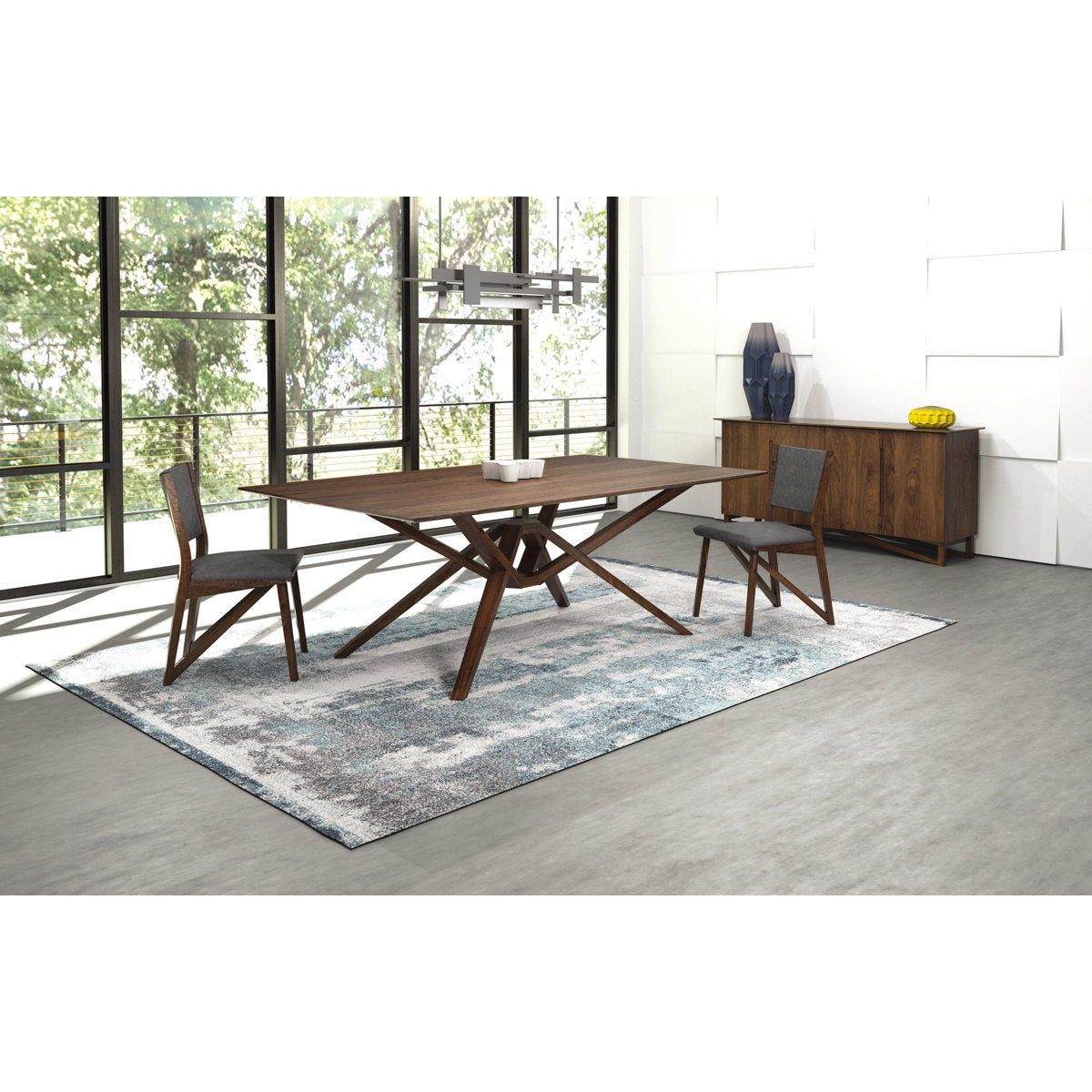 Exeter 48" Fixed Solid Wood Dining Table