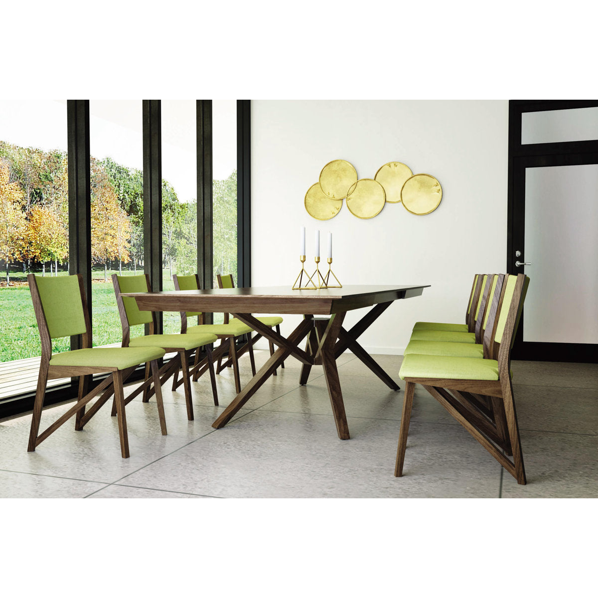 Exeter 48" Fixed Solid Wood Dining Table