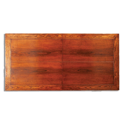 Extendable Walnut Solid Wood Dining Table