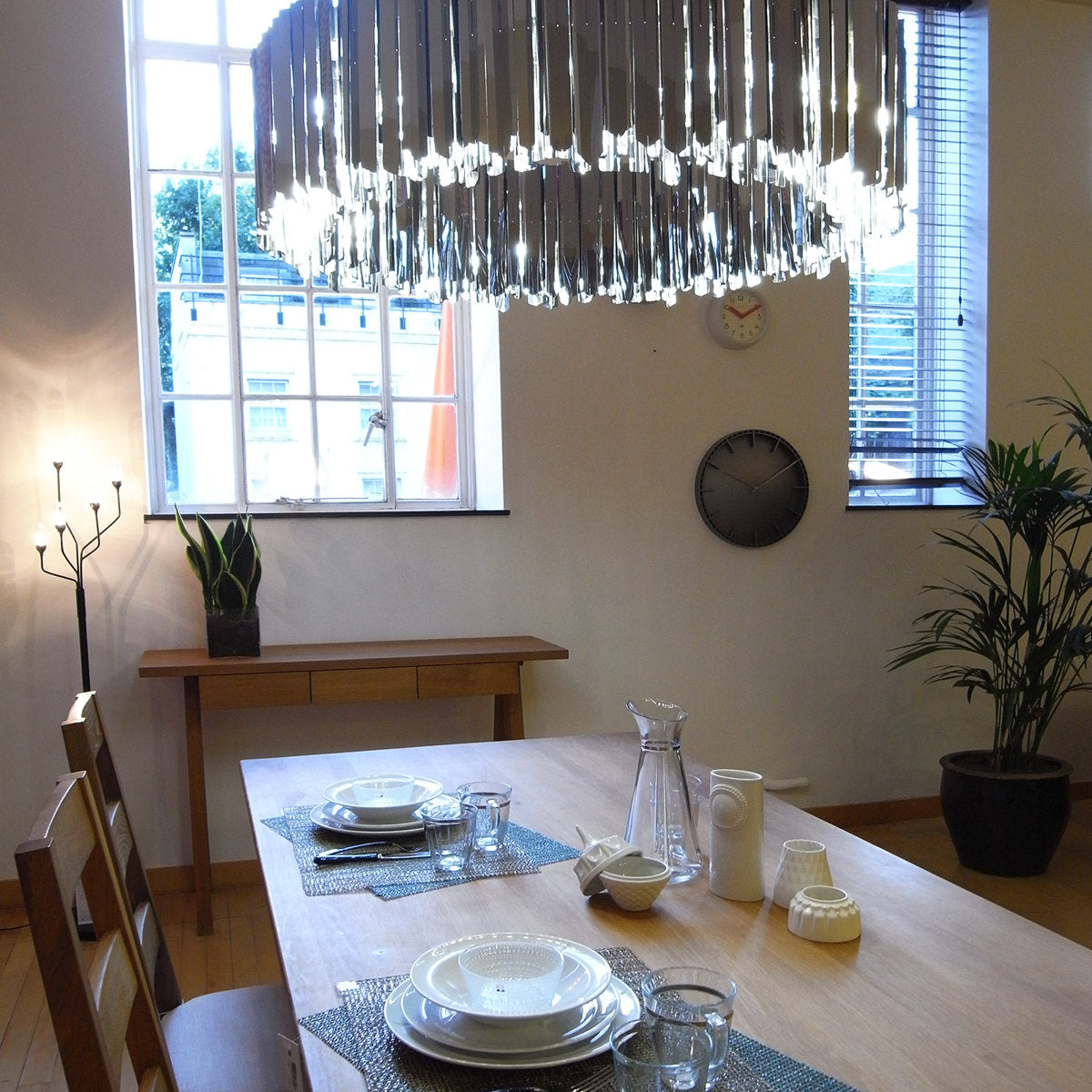 Facet Chandelier