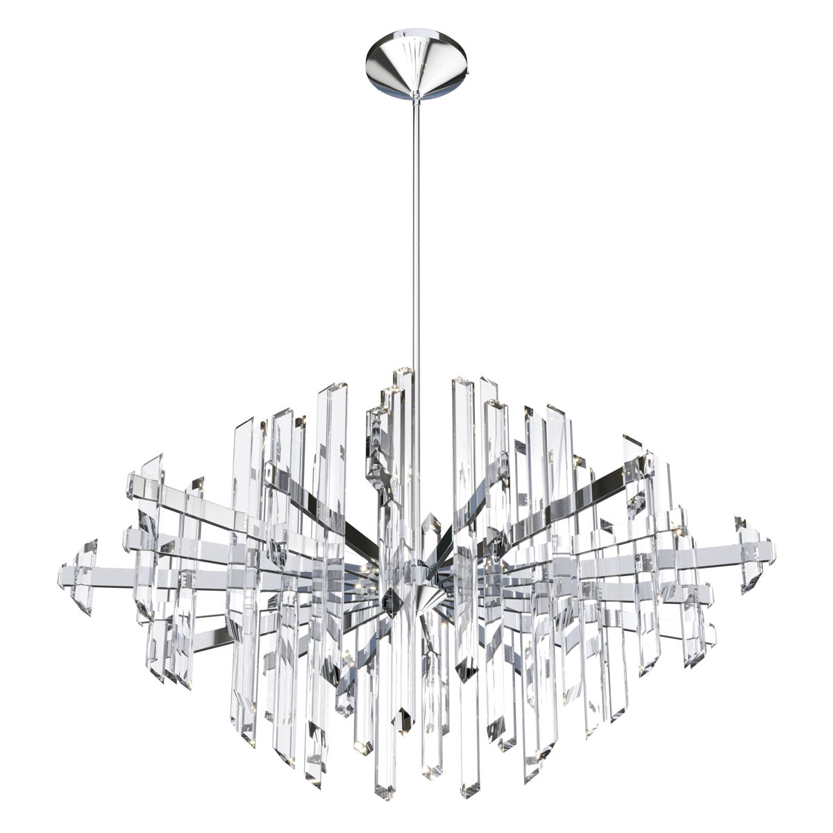 Facets 34 - Light Unique/Statement Novelty LED Chandelier