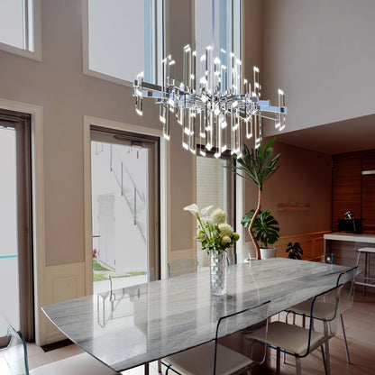 Facets 45 - Light Unique Novelty LED Chandelier