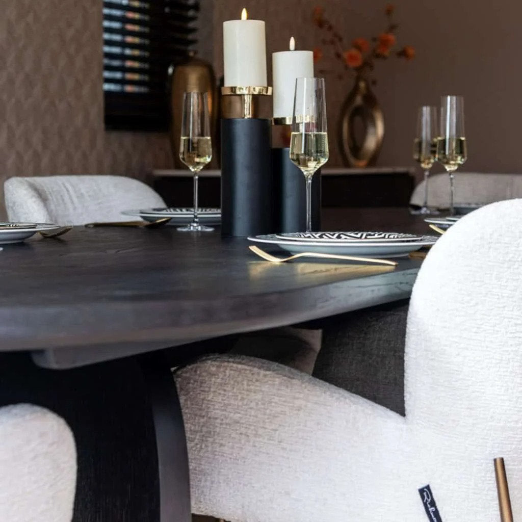 Fairmont Oval Solid Oak Dining Table