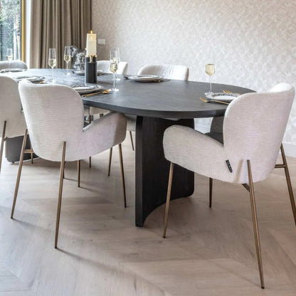 Fairmont Oval Solid Oak Dining Table