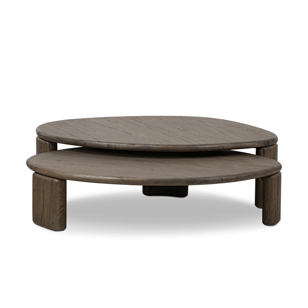 Falco Nesting Table-Grey Reclaimed French Oak