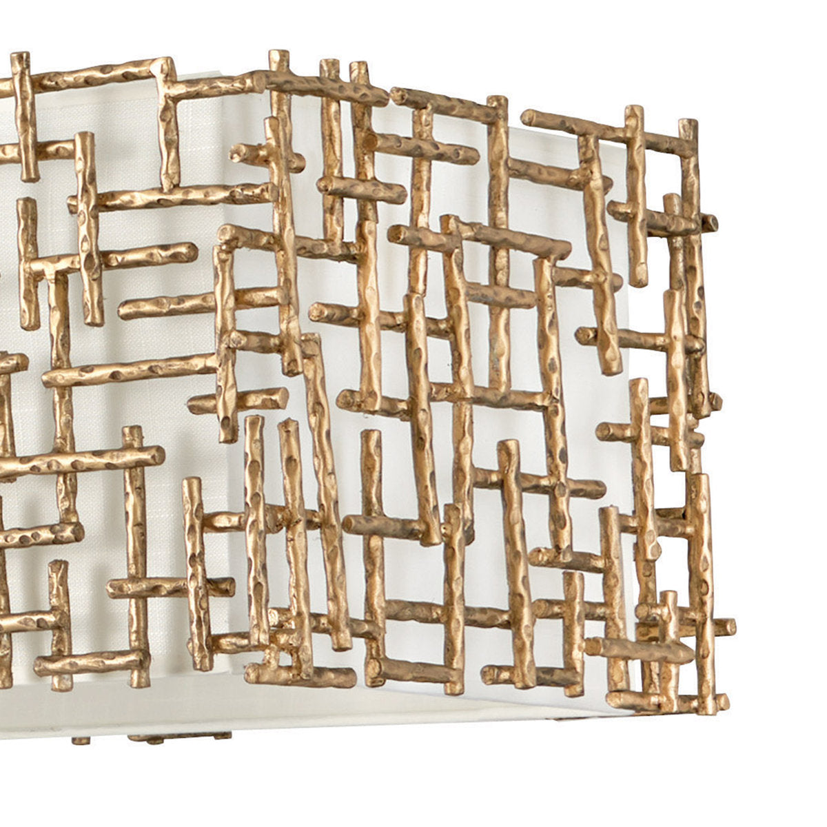 Farrah 10 - Light Unique Rectangle Chandelier