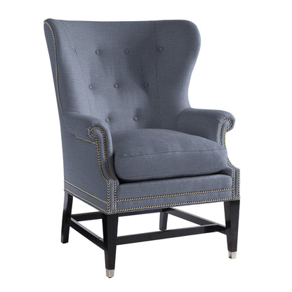 Farrington 31" Wide Linen Wingback Chair