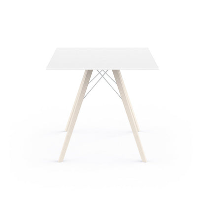 Faz Wood Dining Table Edge Top - Square