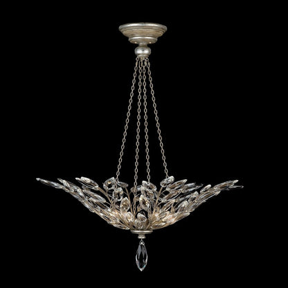 Fine Art Crystal Laurel 35" Round Pendant