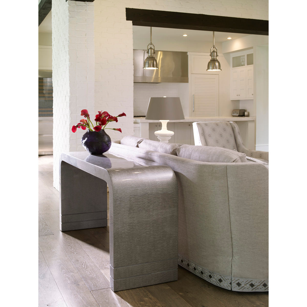 Fiora Waterfall Skirt Sofa