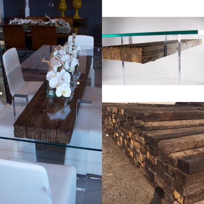 Fiorela Glass Dining Table