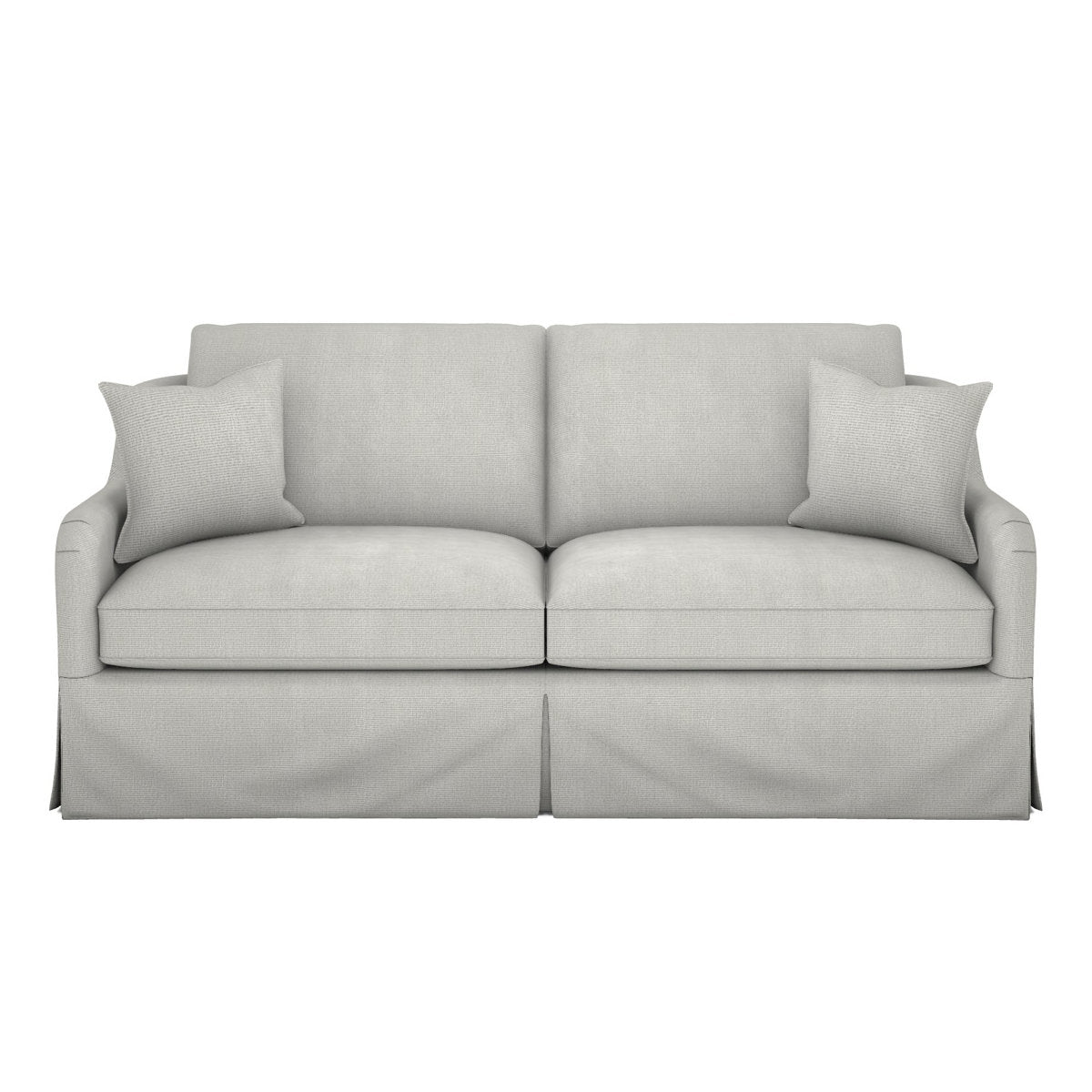 Fisher Waterfall Skirt Bench Seat Mid Sofa
