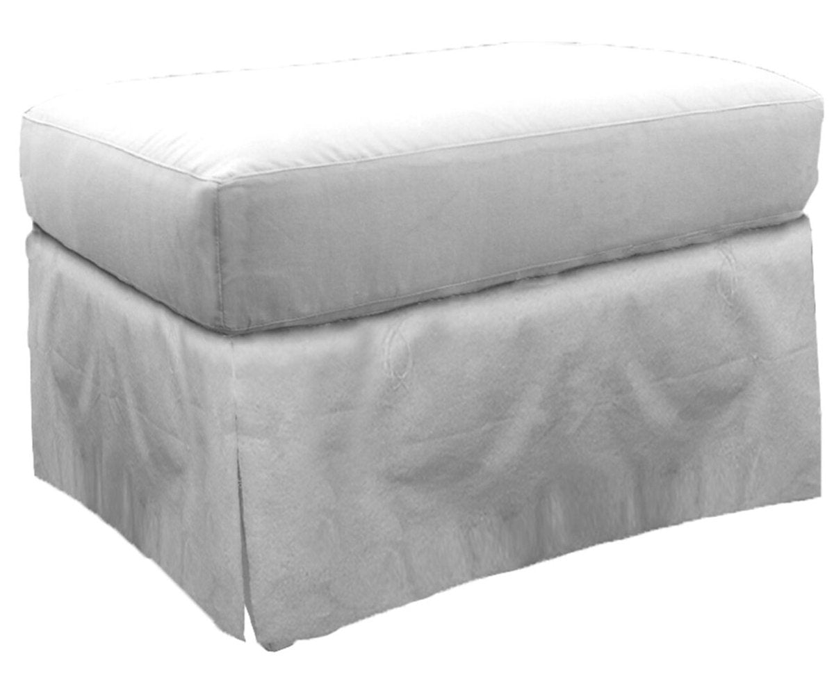 Fisher Waterfall Skirt Ottoman