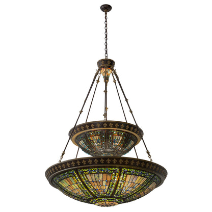 Fleur-de-lis 14 - Light Chandelier