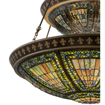 Fleur-de-lis 14 - Light Chandelier