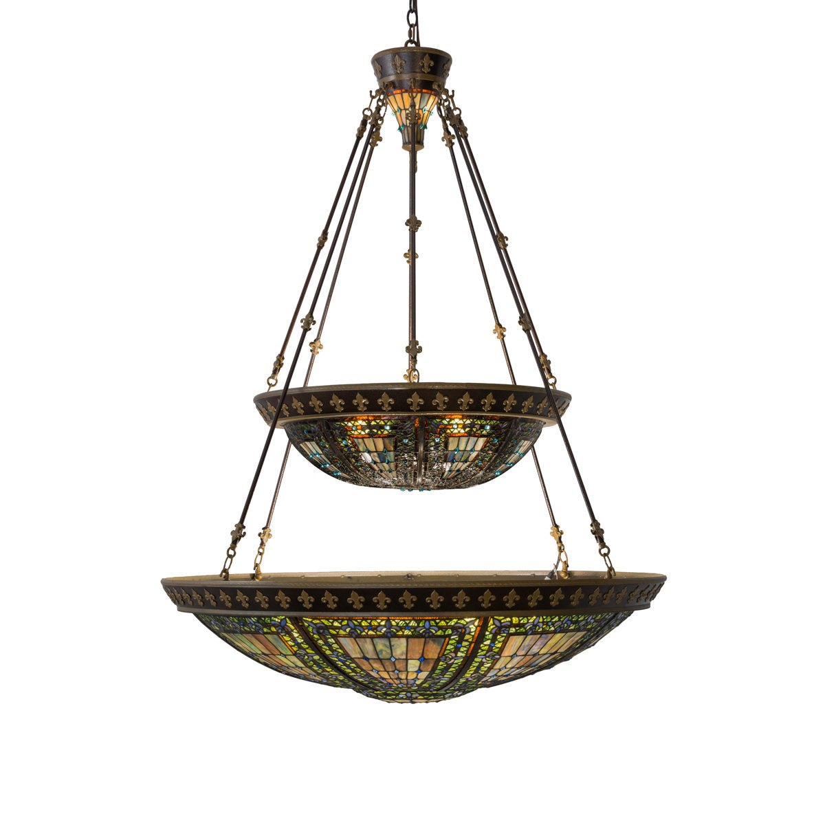 Fleur-de-lis 14 - Light Chandelier