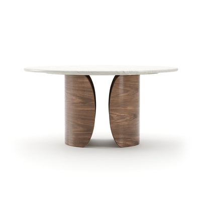 Fleur Round Stone Dining Table