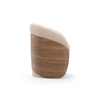 Fleur Wood Back Dining Chair