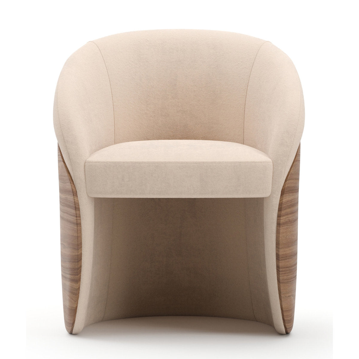 Fleur Wood Back Dining Chair