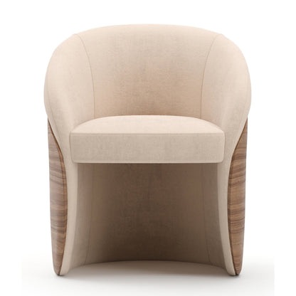 Fleur Wood Back Dining Chair