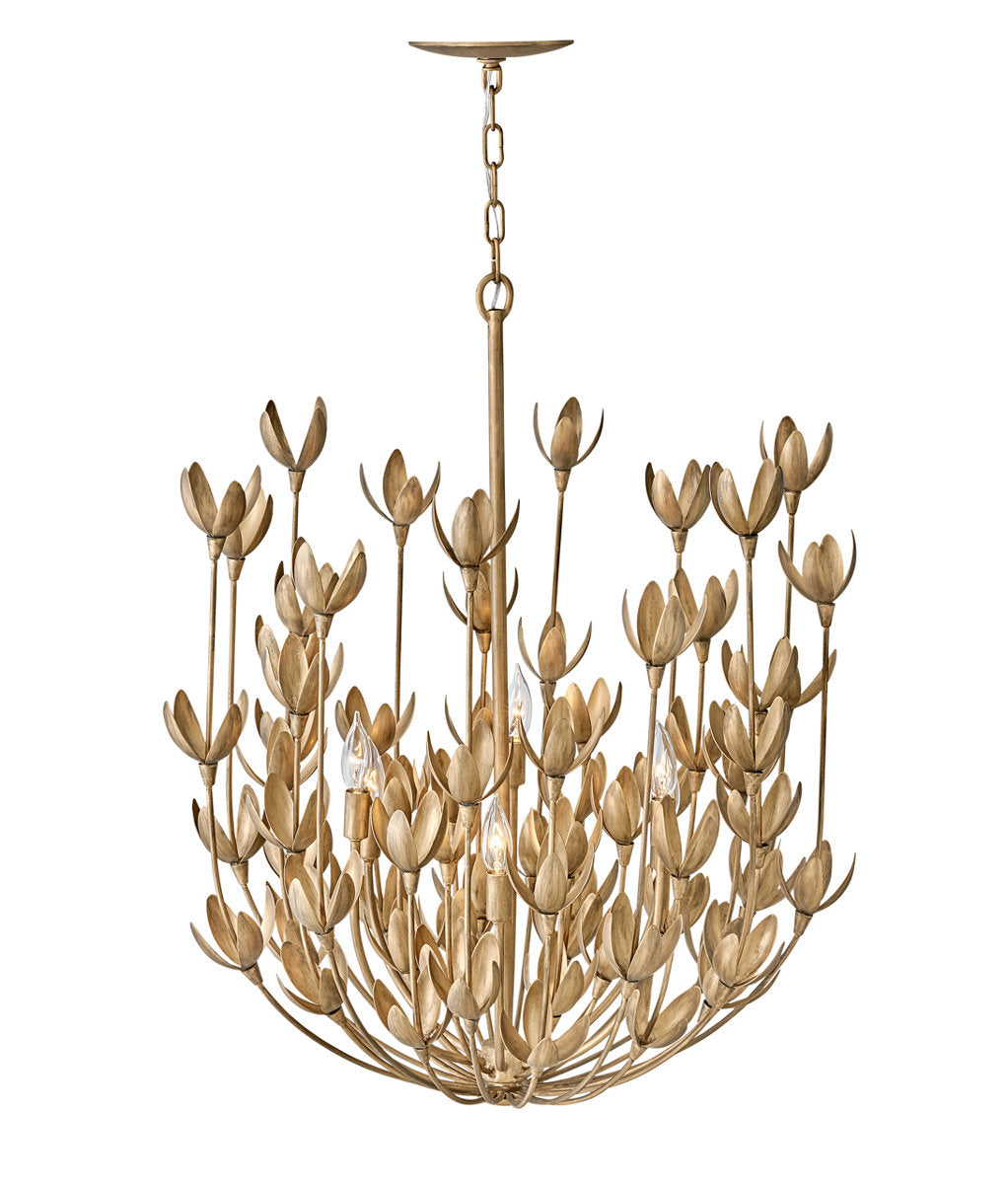 Flora Six-Light Multi-Tier Handmade Chandelier by Lisa McDennon
