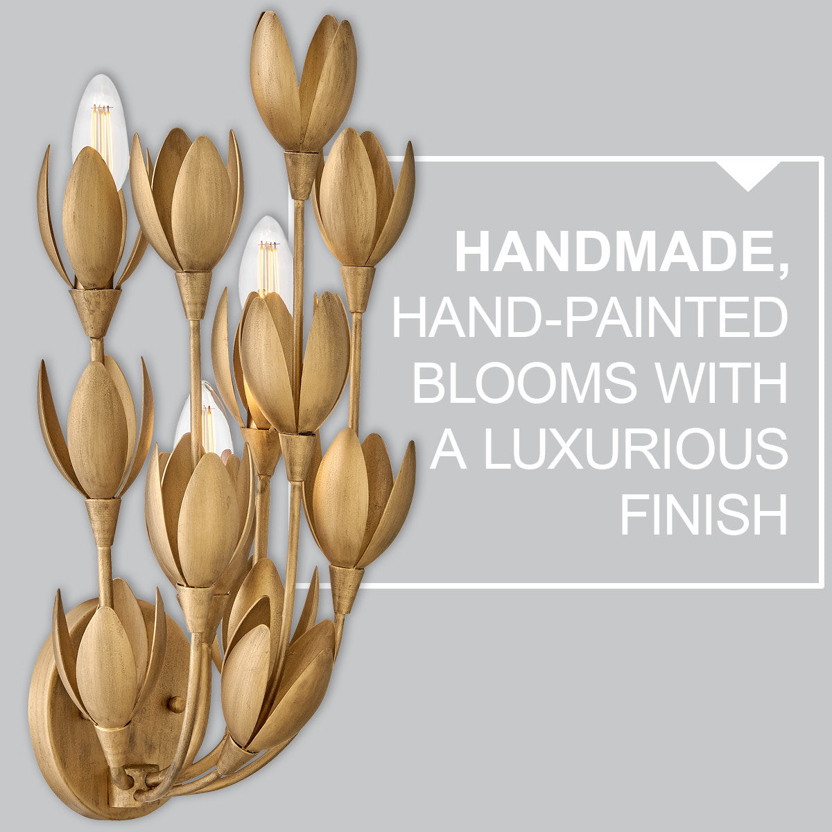 Flora Six-Light Multi-Tier Handmade Chandelier by Lisa McDennon