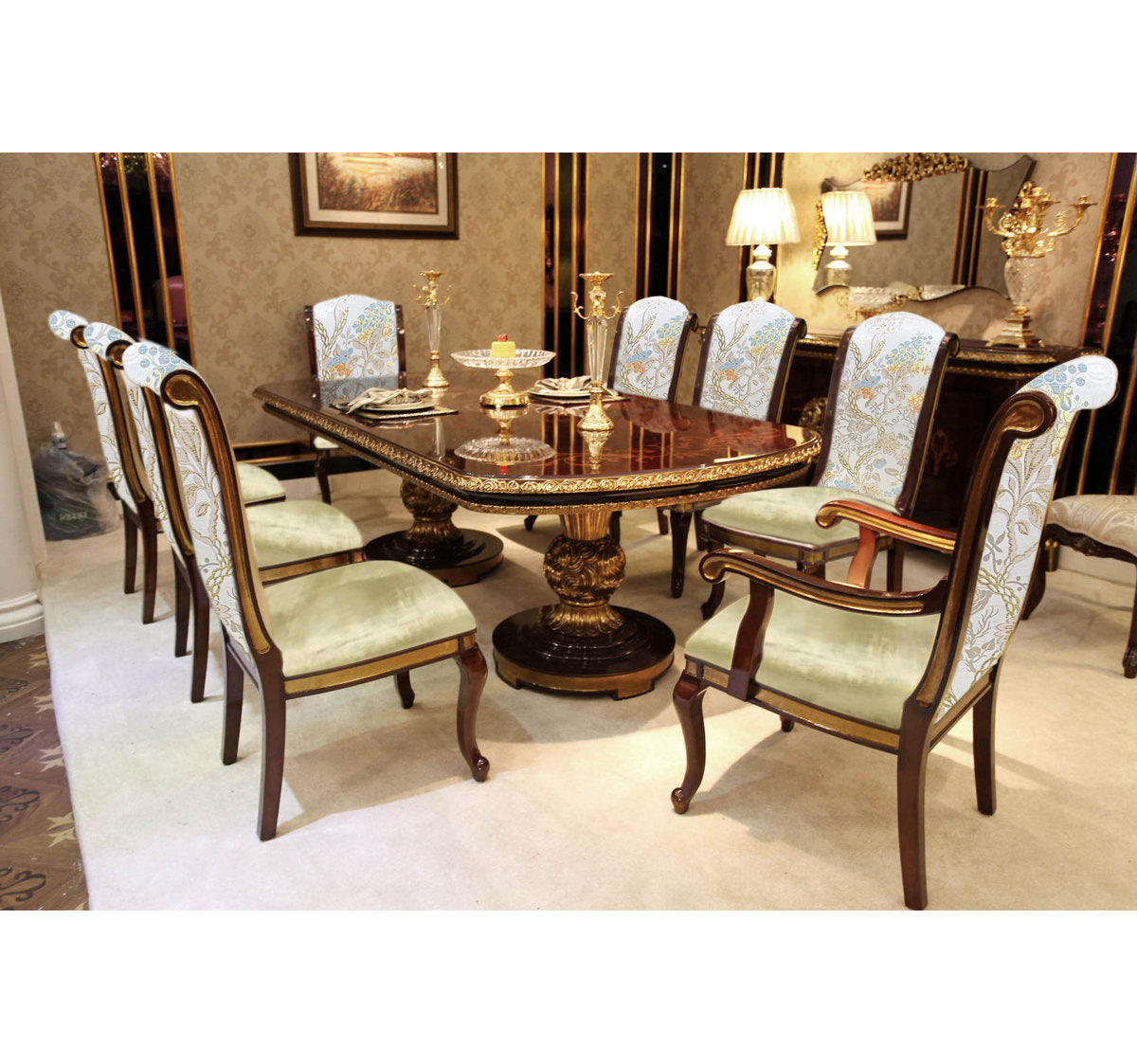 Florence Oval Solid Wood Dining Table