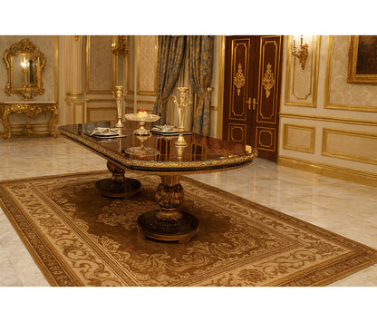 Florence Oval Solid Wood Dining Table