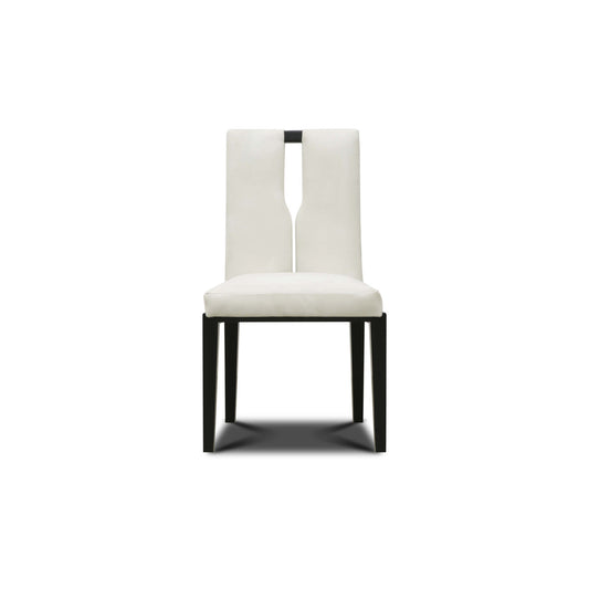 Flute Leather Dining Chair