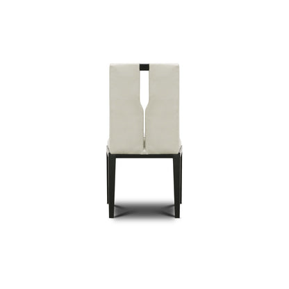 Flute Leather Dining Chair