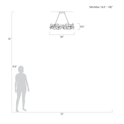 Foret 8 - Light Chandelier