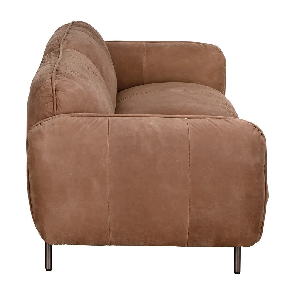 Franklin Sofa, Coris Brown Leather