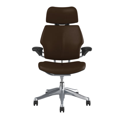 Freedom Headrest Task Chair Genuine Leather