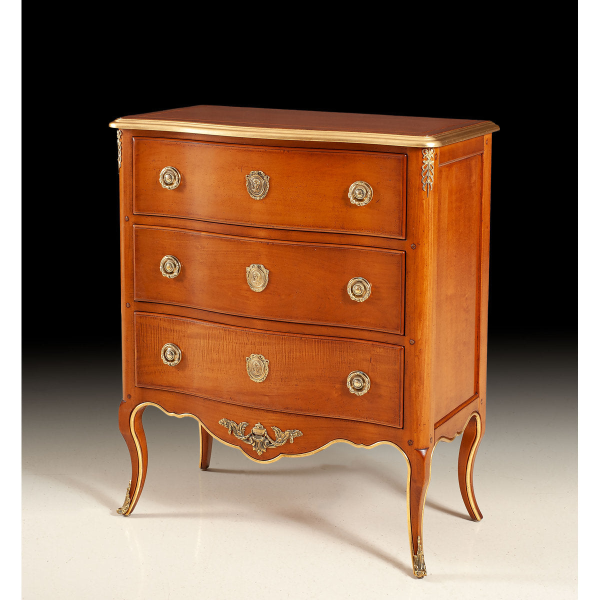 French 3 - Drawer Accent Chest