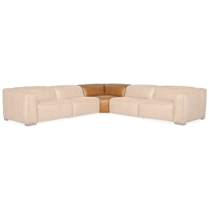 Fresco 5 seat sectional 3-PWR