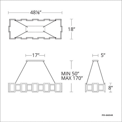 Fury 24 - Light LED Chandelier