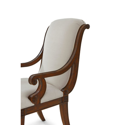 Gabrielle Upholstered Arm Chair (Set of 2)