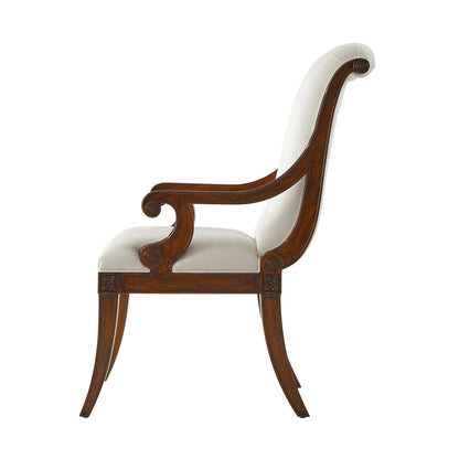 Gabrielle Upholstered Arm Chair (Set of 2)