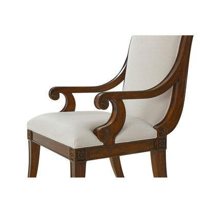 Gabrielle Upholstered Arm Chair (Set of 2)
