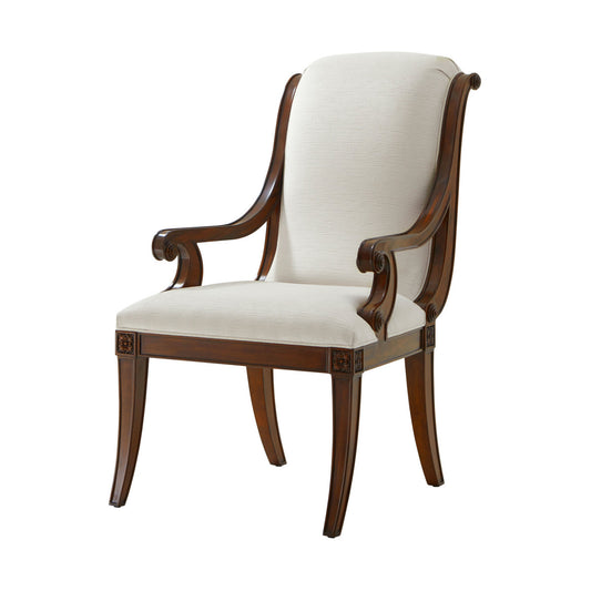 Gabrielle Upholstered Arm Chair (Set of 2)