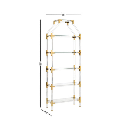 Gainsboro Etagere Bookcase