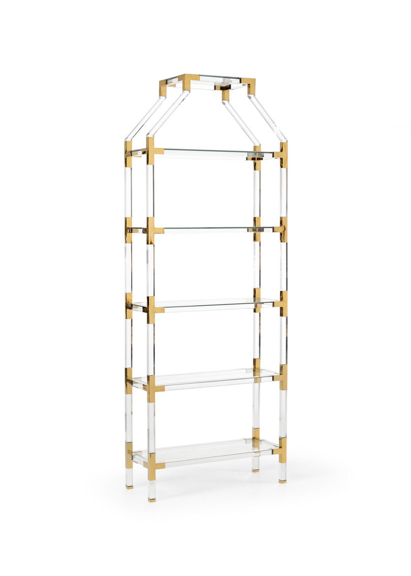 Gainsboro Etagere Bookcase