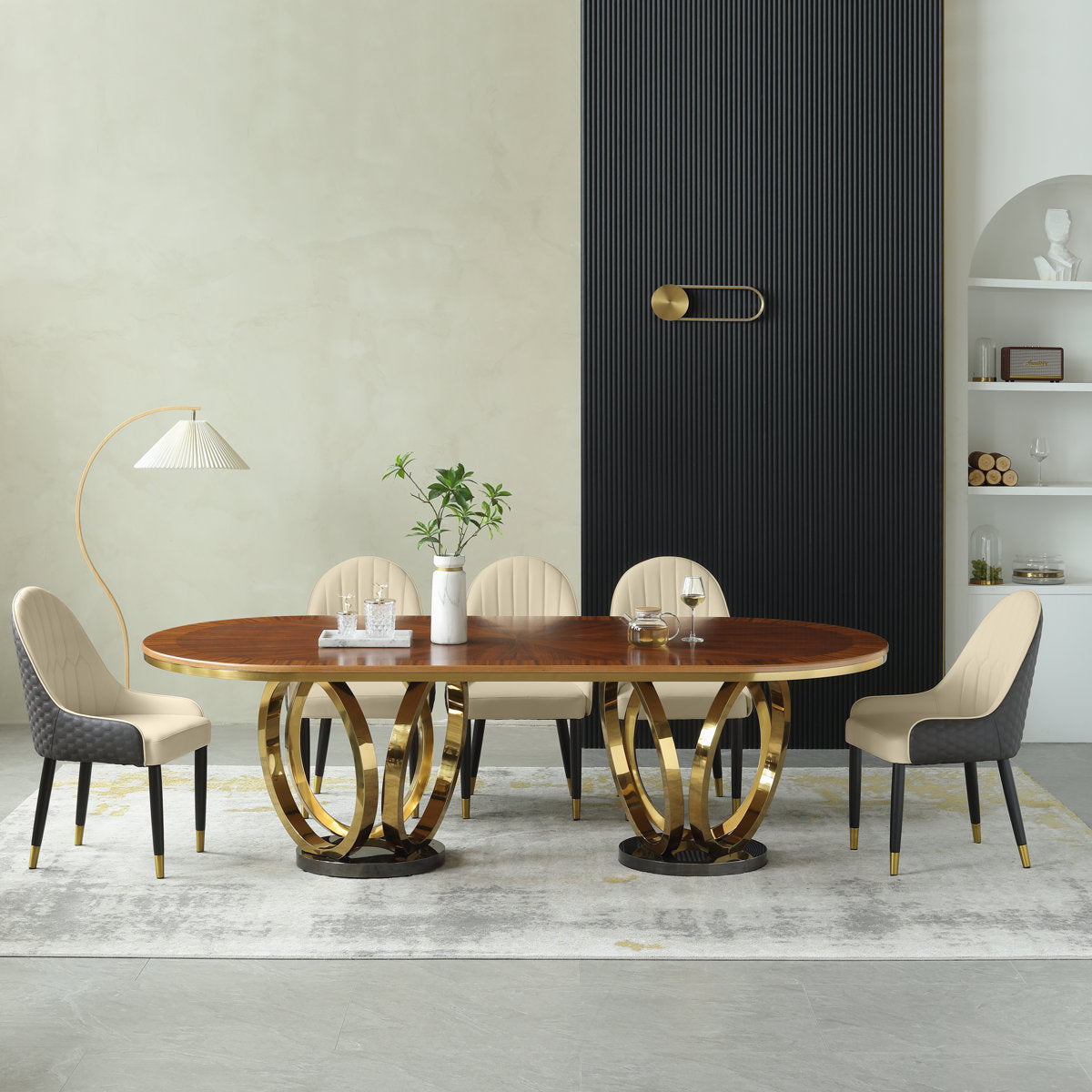Galaxy Oval Dining Table