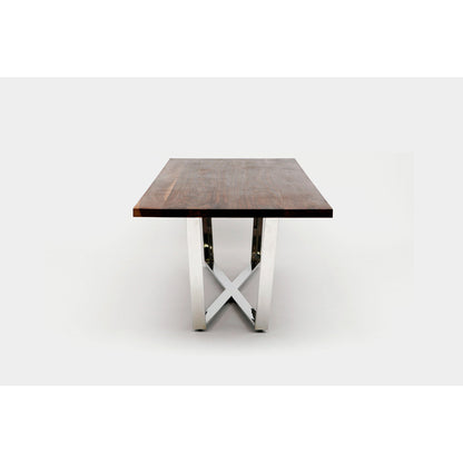 Gax Walnut Wood Dining Table