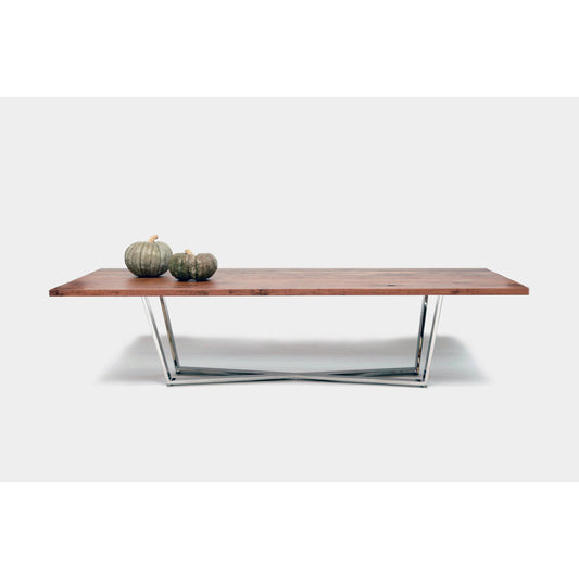 Gax Walnut Wood Dining Table