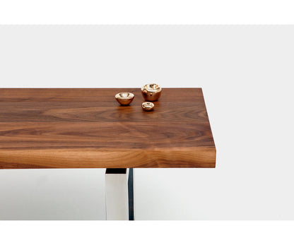 Gax Walnut Wood Dining Table